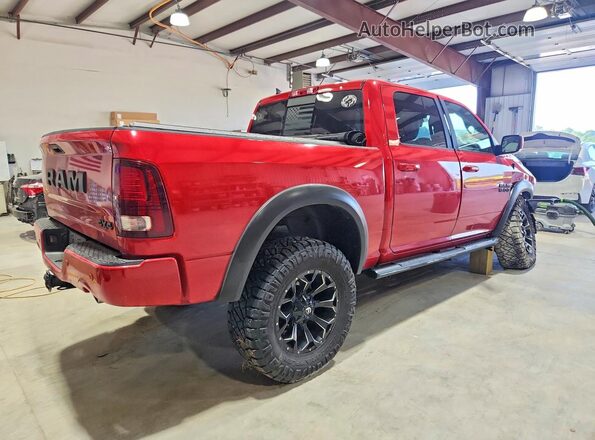 1C6RR7MT2JS109714 2018 RAM 1500 Red Rear right
