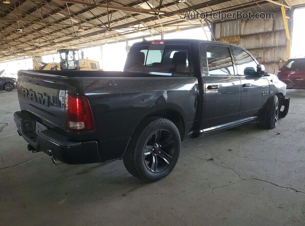 1C6RR7MT3JS110399 2018 RAM 1500 Black Trasero derecho