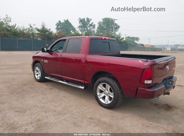 1C6RR7MT5HS685789 2017 RAM 1500 Maroon Հետևի ձախ