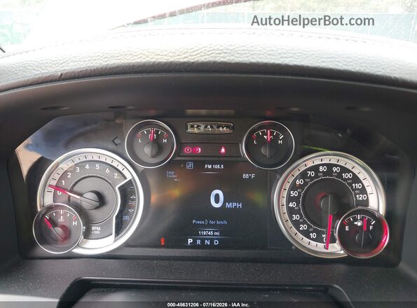 1C6RR7MT5HS685789 2017 RAM 1500 Maroon Հետևի նստատեղերի տեսք