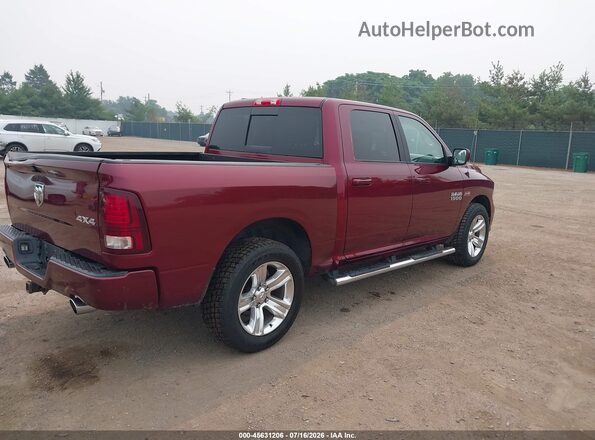 1C6RR7MT5HS685789 2017 RAM 1500 Maroon Հետևի աջ