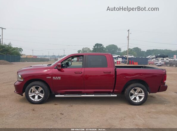 1C6RR7MT5HS685789 2017 RAM 1500 Maroon Սալոնի 360 աստիճան տեսք