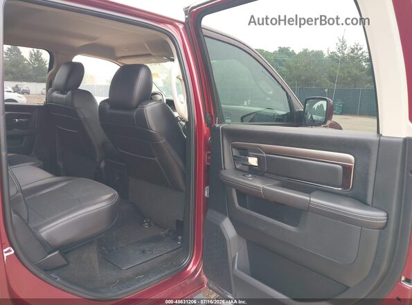 1C6RR7MT5HS685789 2017 RAM 1500 Maroon VIN կոդի պիտակի տեսք
