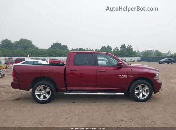 1C6RR7MT5HS685789 2017 RAM 1500 Maroon Սալոնի հետևի տեսք