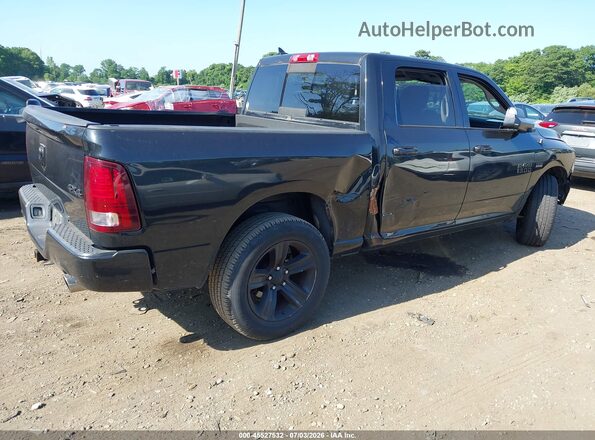 1C6RR7MT6GS149965 2016 RAM 1500 Черный Задняя правая четверть