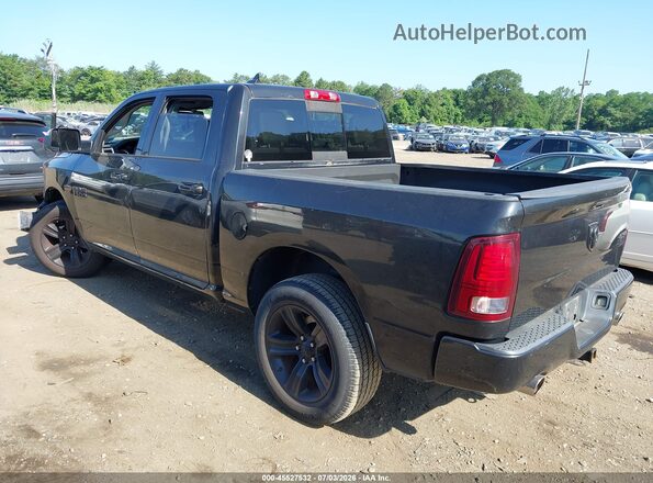 1C6RR7MT6GS149965 2016 RAM 1500 Черный Задняя левая четверть
