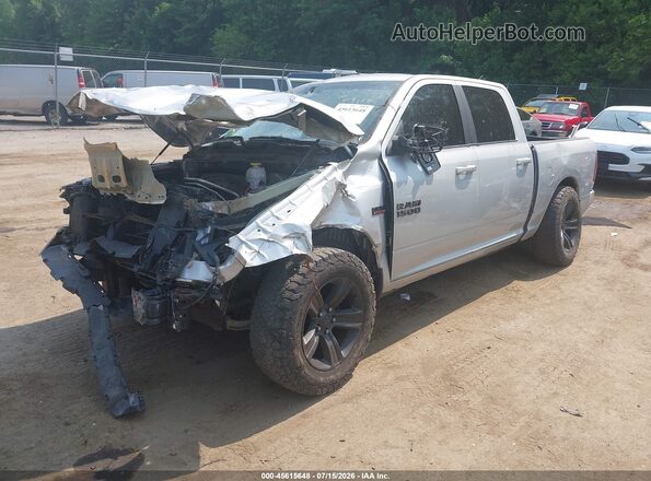 1C6RR7MT6JS291093 2018 RAM 1500 Silver Front left