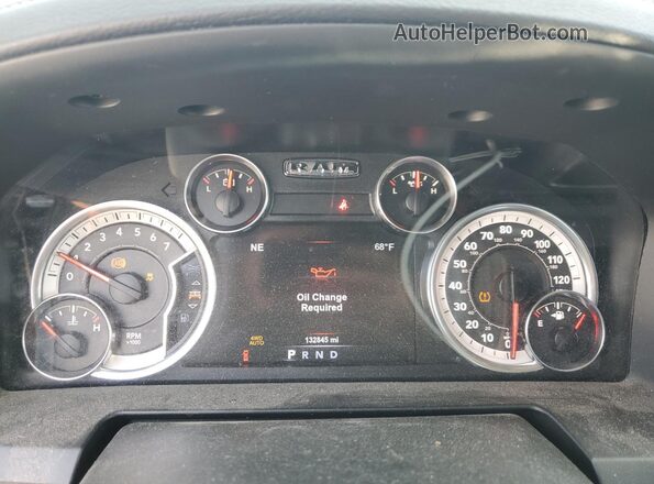 1C6RR7MT7HS674857 2017 RAM 1500 Black Widok zestawu wskaźników