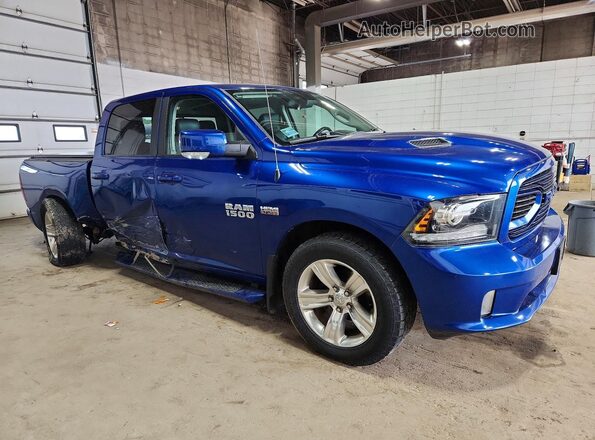 1C6RR7MT7JS172212 2018 RAM 1500 Синий Передняя правая четверть