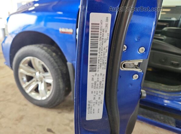 1C6RR7MT7JS172212 2018 RAM 1500 Синий Вид подкапотного пространства