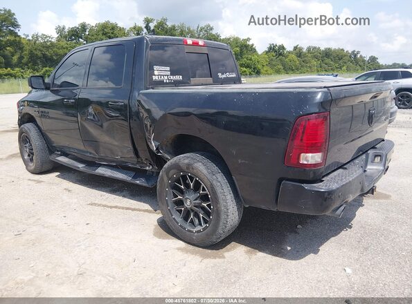 1C6RR7MT7JS262654 2018 RAM 1500 Black უკანა მარცხენა