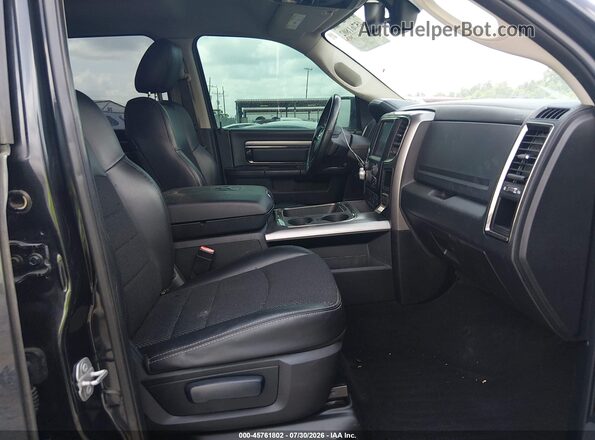 1C6RR7MT7JS262654 2018 RAM 1500 Black წინა სალონის ხედი