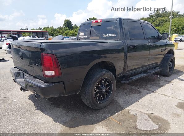 1C6RR7MT7JS262654 2018 RAM 1500 Black უკანა მარჯვენა