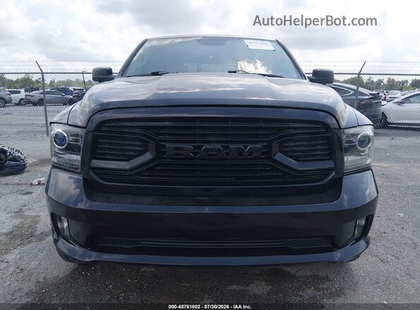 1C6RR7MT7JS262654 2018 RAM 1500 Black ხელსაწყოთა პანელის ხედი