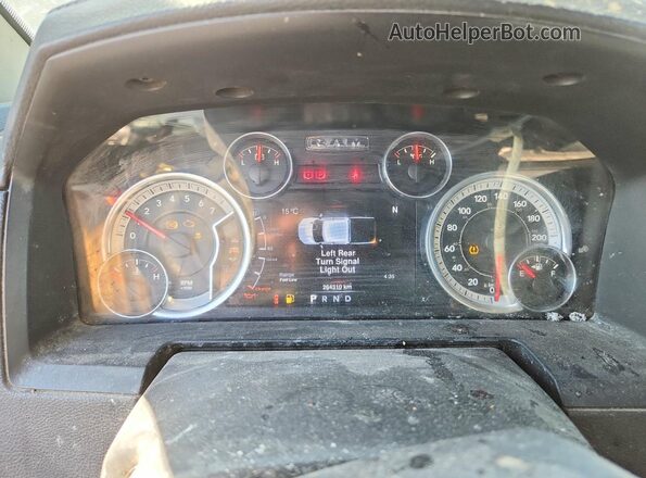 1C6RR7MT8GS190629 2016 RAM 1500 Gray Vista del cuadro de instrumentos