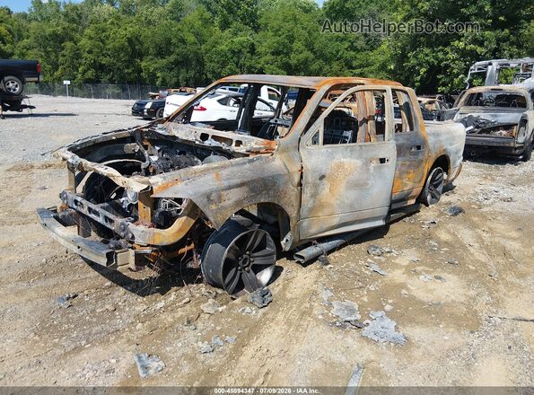 1C6RR7MT8GS400162 2016 RAM 1500 Black Առջևի ձախ երեք քառորդ տեսարան