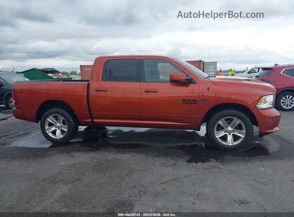 1C6RR7MT8HS713407 2017 RAM 1500 Orange Vista interior trasera