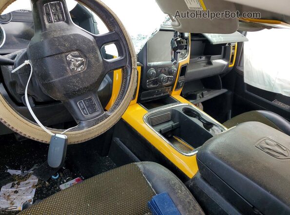 1C6RR7MT9GS329859 2016 RAM 1500 Yellow Вид панелі приладів
