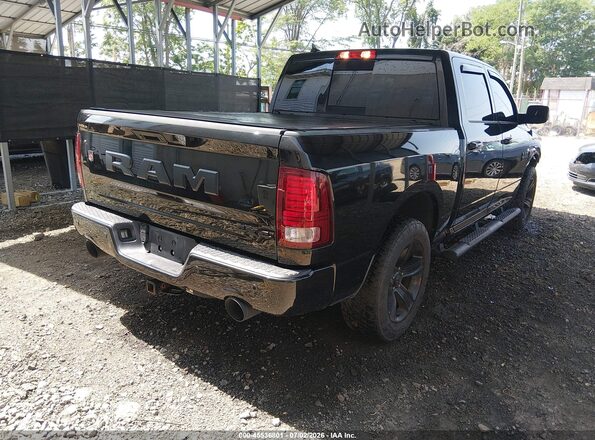 1C6RR7MT9JS117423 2018 RAM 1500 Black Trasero derecho