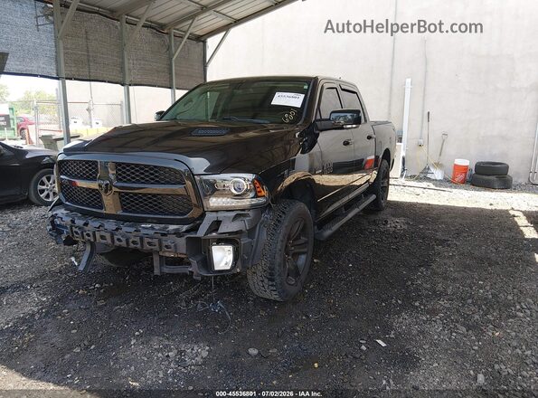 1C6RR7MT9JS117423 2018 RAM 1500 Black Vista tres cuartos delantera izquierda