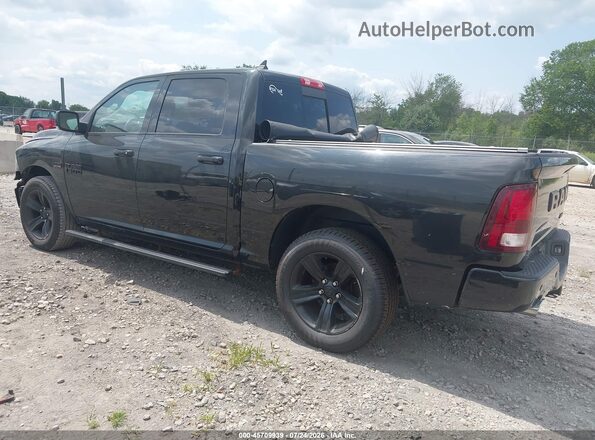 1C6RR7MT9JS156769 2018 RAM 1500 Black Tył lewy
