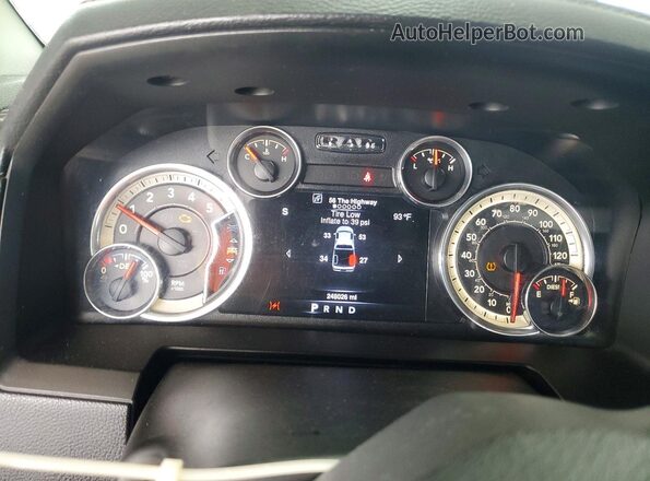 1C6RR7NM2GS337261 2016 RAM 1500 White Vista del cuadro de instrumentos
