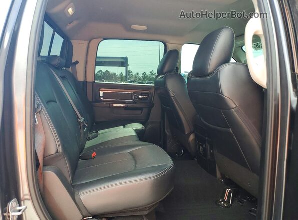 1C6RR7NM9JS353674 2018 RAM 1500 Gray Rear seats view