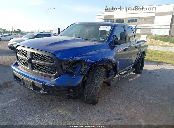 1C6RR7NMXGS186413 2016 RAM 1500 Blue Przód lewy