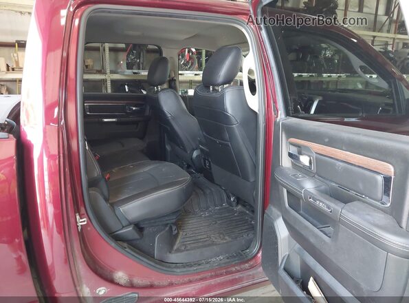 1C6RR7NT0JS187181 2018 RAM 1500 Maroon VIN կոդի պիտակի տեսք