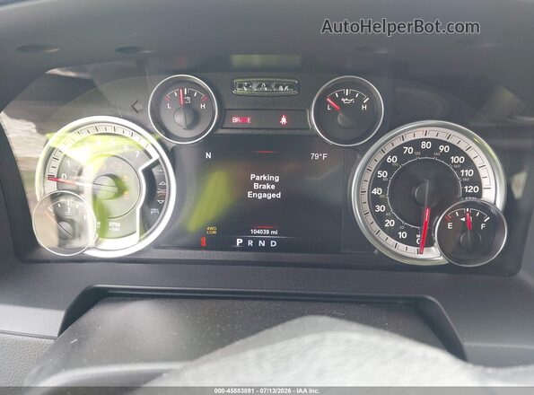 1C6RR7NT3HS661344 2017 RAM 1500 White უკანა სავარძლების ხედი