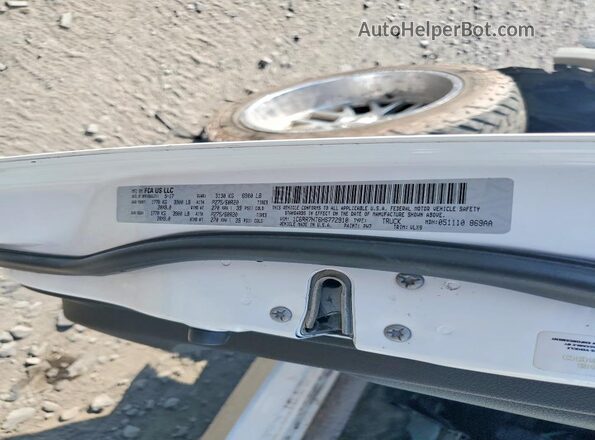 1C6RR7NT6HS772910 2017 RAM 1500 White VIN sticker view