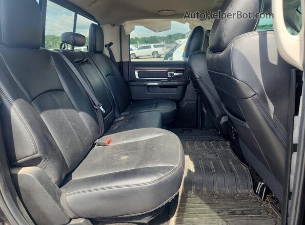 1C6RR7NT7JS137989 2018 RAM 1500 Black Rear seats view
