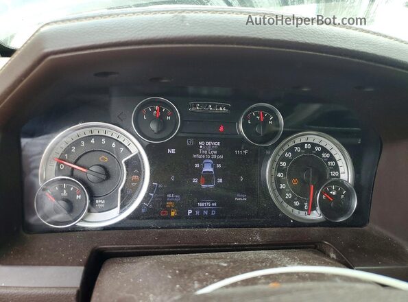1C6RR7NT8GS236412 2016 RAM 1500 Brown Instrument cluster view