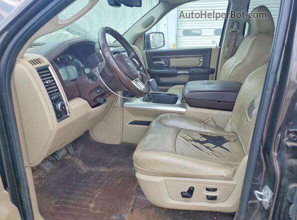 1C6RR7NT8GS236412 2016 RAM 1500 Brown Front interior view