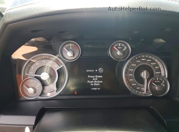 1C6RR7PM1GS119910 2016 RAM 1500 Blue Սարքավորումների վահանակի տեսք