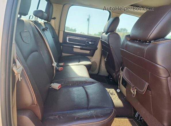 1C6RR7PT4JS192767 2018 RAM 1500 White Rear seats view