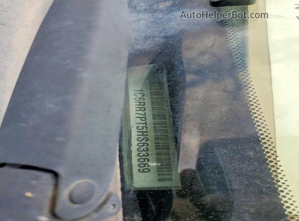 1C6RR7PT5HS633669 2017 RAM 1500 Черный Вид подкапотного пространства