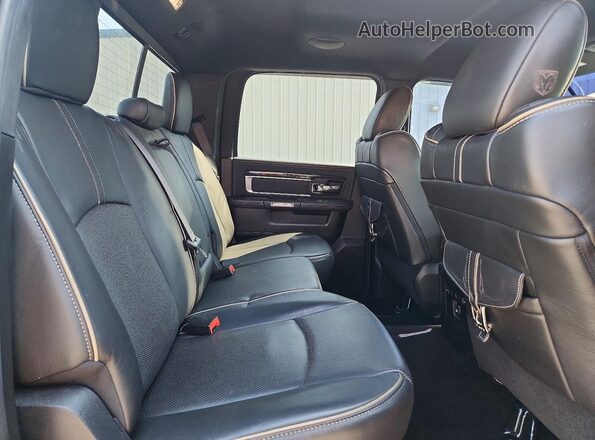 1C6RR7PT8GS247360 2016 RAM 1500 Black Rear seats view