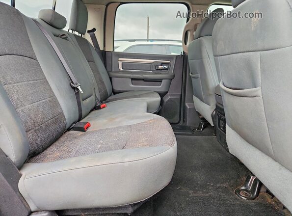1C6RR7TM1GS145347 2016 RAM 1500 Gray Вид задніх сидінь