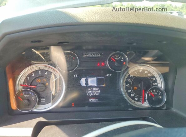 1C6RR7TM8GS338188 2016 RAM 1500 Black ხელსაწყოთა პანელის ხედი
