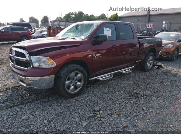 1C6RR7TT1LS109272 2020 RAM 1500 CLASSIC Burgundy Vista tres cuartos delantera izquierda