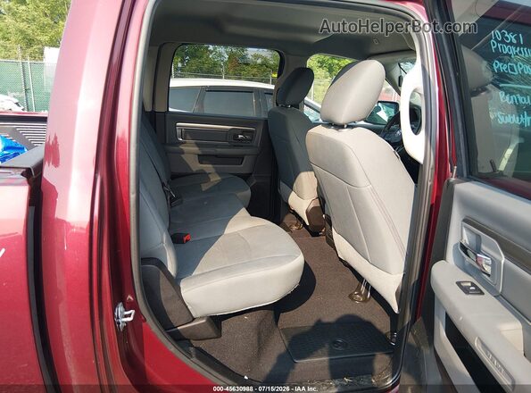 1C6RR7TT1LS109272 2020 RAM 1500 CLASSIC Burgundy Vista de la etiqueta del VIN