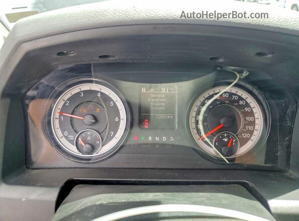 1C6RR7TT3LS106129 2020 RAM 1500 Черный Вид щитка приборов