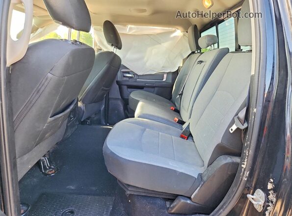 1C6RR7TT3MS587470 2021 RAM 1500 Black Rear seats view