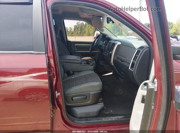 1C6RR7TT4HS753646 2017 RAM 1500 Burgundy Widok wnętrza z przodu