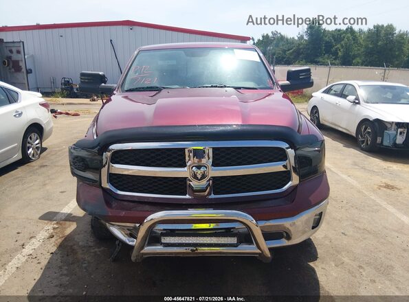 1C6RR7TT4HS753646 2017 RAM 1500 Burgundy Widok zestawu wskaźników