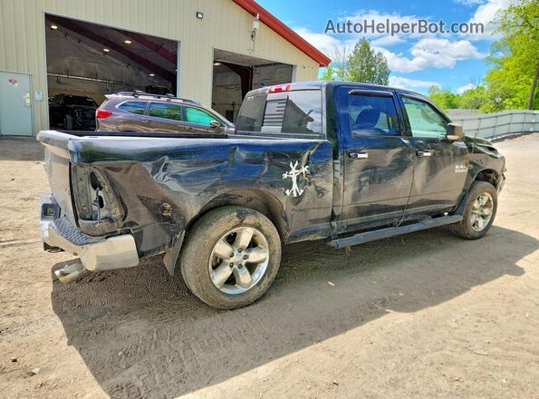 1C6RR7TTXGS352505 2016 RAM 1500 Черный Задняя правая четверть