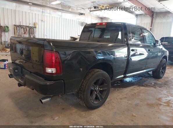 1C6RR7UT9GS154626 2016 RAM 1500 Black უკანა მარჯვენა