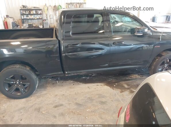 1C6RR7UT9GS154626 2016 RAM 1500 Black უკანა სალონის ხედი