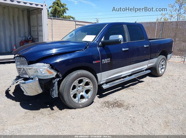 1C6RR7VM0GS234839 2016 RAM 1500 Blue წინა მარცხენა ხედი სამი მეოთხედიდან